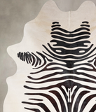 Zebra Cowhide Rug #A34634