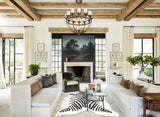 Zebra Cowhide Rug #A34634