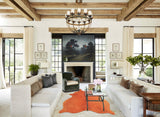 Solid Brown Cowhide Rug #A34649