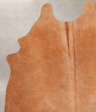 Solid Brown Cowhide Rug #A34652