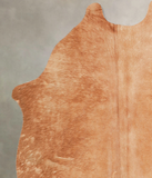 Solid Brown Cowhide Rug #A34653