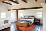 Solid Brown Cowhide Rug #A34658