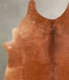 Solid Brown Cowhide Rug #A34673