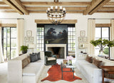 Solid Brown Cowhide Rug #A34685