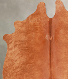Solid Brown Cowhide Rug #A34713