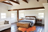 Solid Brown Cowhide Rug #A34713