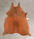Solid Brown Cowhide Rug #A34728