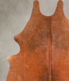 Solid Brown Cowhide Rug #A34728