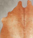 Solid Brown Cowhide Rug #A34742