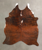 Medium Brindle Cowhide Rug #A34773