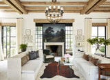 Solid Brown Cowhide Rug #A34805