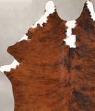 Medium Brindle Cowhide Rug #A34883