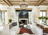 Medium Brindle Cowhide Rug #A34883