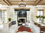 Solid Brown Cowhide Rug #A35029