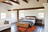 Solid Brown Cowhide Rug #A35034
