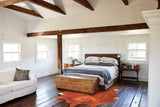 Solid Brown Cowhide Rug #A35060