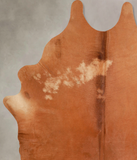 Solid Brown Cowhide Rug #A35063