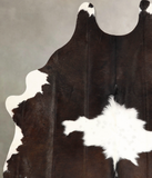 Chocolate and White Cowhide Rug #A35084