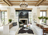 Chocolate and White Cowhide Rug #A35084