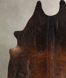 Dark Brindle Cowhide Rug #A35122