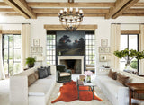 Solid Brown Cowhide Rug #A35125
