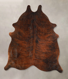 Dark Brindle Cowhide Rug #A35161