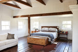 Brown and White Regular Cowhide Rug #A35217HUDSN