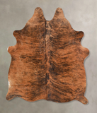 Medium Brindle Cowhide Rug #A35238