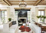Brown and White Regular Cowhide Rug #A35321