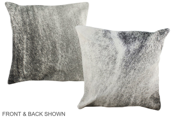 Grey Cowhide Pillow #A35329