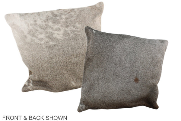 Grey Cowhide Pillow #A35394