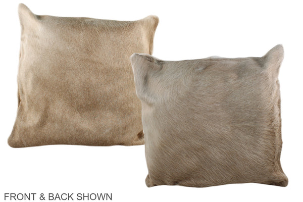 Champagne Cowhide Pillow #A35399
