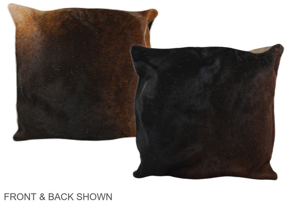 Chocolate Cowhide Pillow #A35403