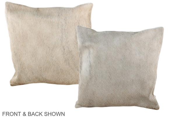 Grey Cowhide Pillow #A35487
