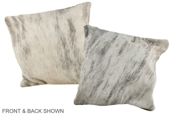 Grey Cowhide Pillow #A35563