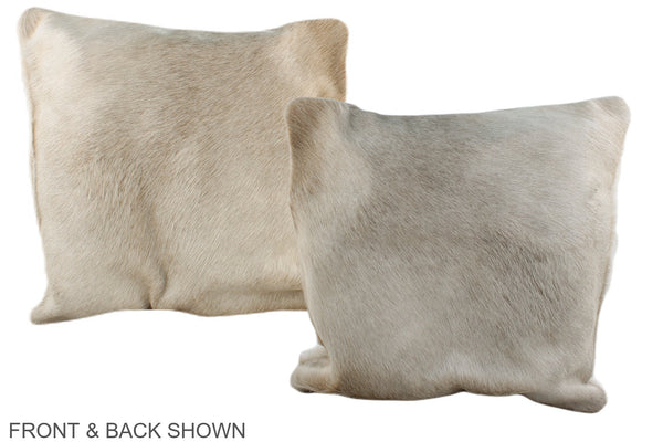 Champagne Cowhide Pillow #A35582
