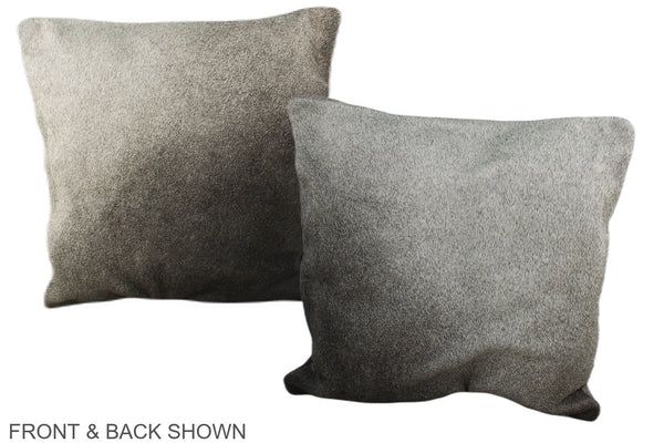 Grey Cowhide Pillow #A35584