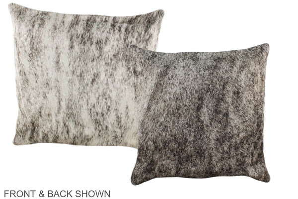 Grey Cowhide Pillow #A35644