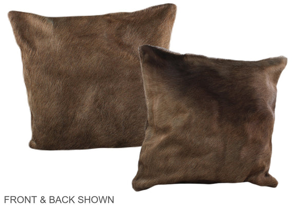 Chocolate Cowhide Pillow #A35740