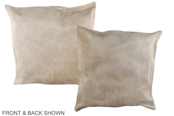 Champagne Cowhide Pillow #A35830