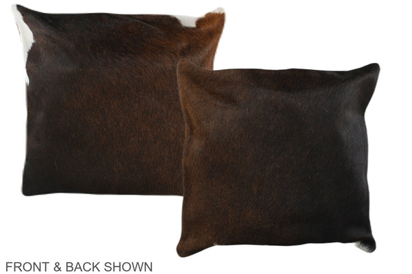 Chocolate Cowhide Pillow #A35857
