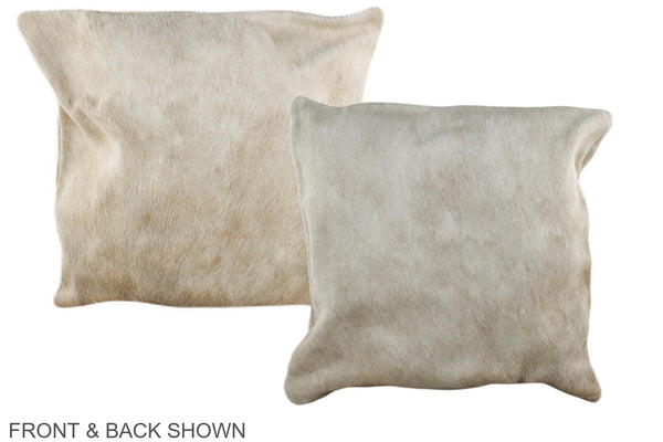 Champagne Cowhide Pillow #A35858