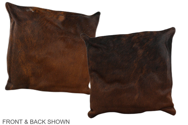 Chocolate Cowhide Pillow #A35870