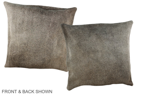 Grey Cowhide Pillow #A35910