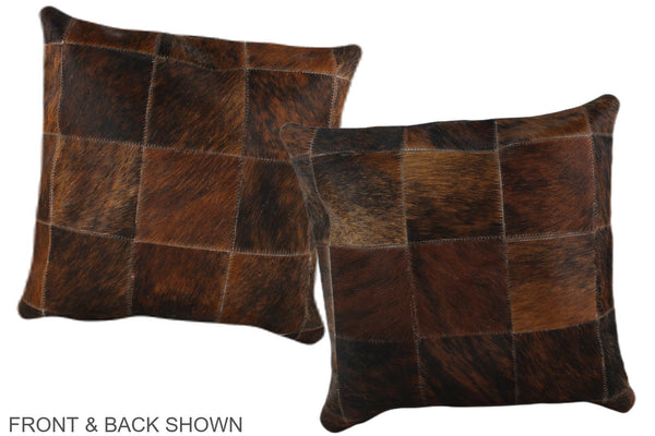 Patchwork Cowhide Pillow #A35957