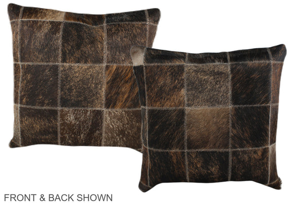Patchwork Cowhide Pillow #A35973