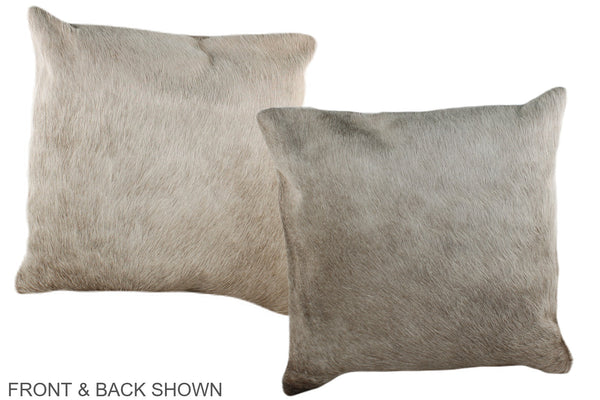 Champagne Cowhide Pillow #A35986