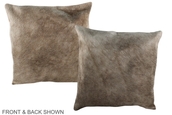 Taupe Cowhide Pillow #A35989