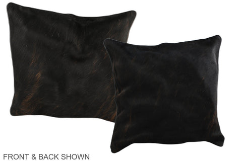 Dark Brindle Cowhide Pillow #A36004