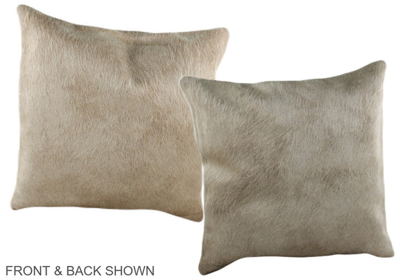 Champagne Cowhide Pillow #A36007